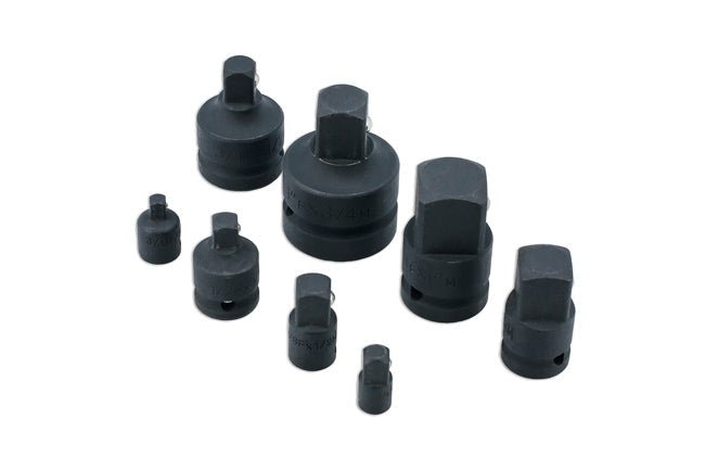 Laser Tools 3309 Impact Square Drive Adaptor Set 8pc Laser Tools