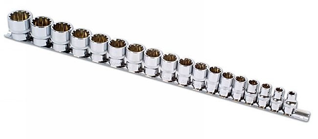 Laser Tools 3593 Alldrive Socket Set 3/8"D 18pc Laser Tools