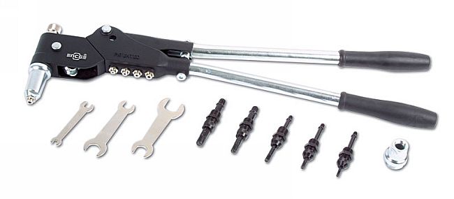 Laser Tools 3597 Long Handle Swivel Head Riveter Set Laser Tools