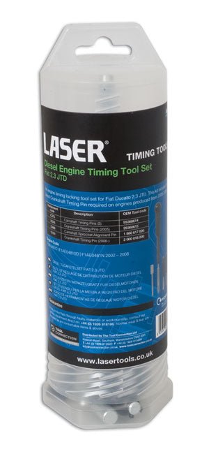 Laser Tools 4636 Diesel Engine Timing Tool - for Fiat 2.3 JTD Laser Tools