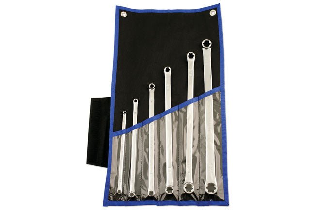 Laser Tools 5580 Extra Long Star Ring Spanner Set 6pc Laser Tools
