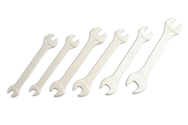 Laser Tools 5678 Mini Open Ended Spanner Set 6pc Laser Tools