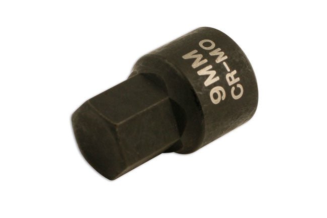 Laser Tools 5680 Low Profile Hex Bit 1/4"D 9mm Laser Tools