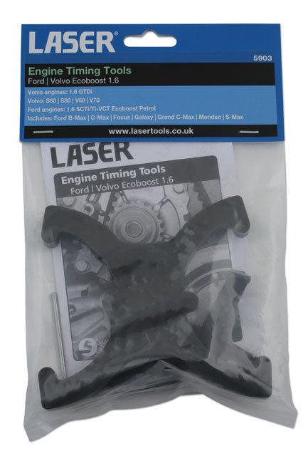 Laser Tools 5903 Engine Timing Tool Kit - for Ford, Volvo 4 Cylinder EcoBoost Laser Tools