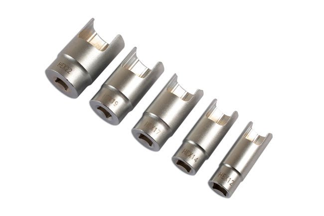 Laser Tools 6089 Elbow Connector Socket Set 3/8"D 5pc Laser Tools