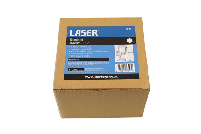 Laser Tools 6507 Socket 1"D 100mm Laser Tools
