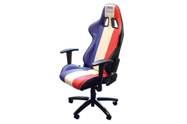 Laser Tools 6656 Laser Tools Racing Chair - Red, White & Blue Laser Tools