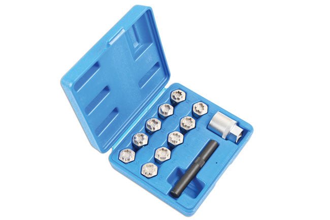 Laser Tools 6742 Locking Wheel Nut Key Set 12pc - for Mercedes-Benz Laser Tools