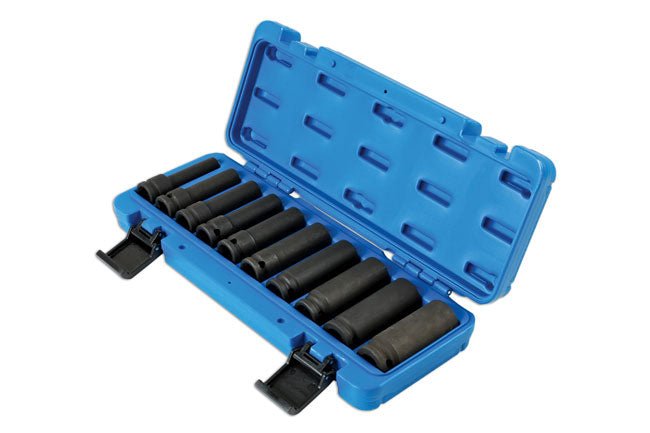 Laser Tools 7041 Deep Impact Socket Set 1/2"D 10pc Laser Tools