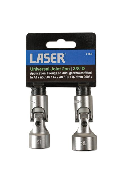 Laser Tools 7153 Universal Joint Socket Set 3/8"D 2pc Laser Tools