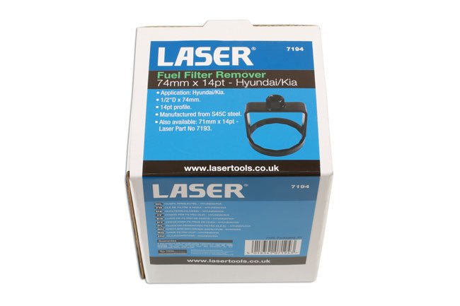 Laser Tools 7194 Fuel Filter Remover 1/2"D 74mm Laser Tools