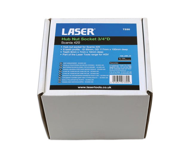 Laser Tools 7330 Hub Nut Socket - for Scania 420 Laser Tools