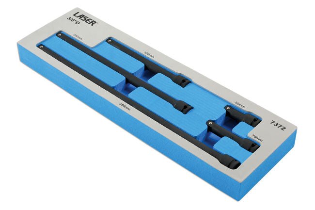 Laser Tools 7372 Impact Extension Bar Set 3/8"D 5pc Laser Tools