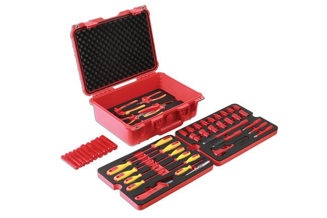 Laser Tools 7383 Insulated Tool Kit 3/8"D 50pc Laser Tools