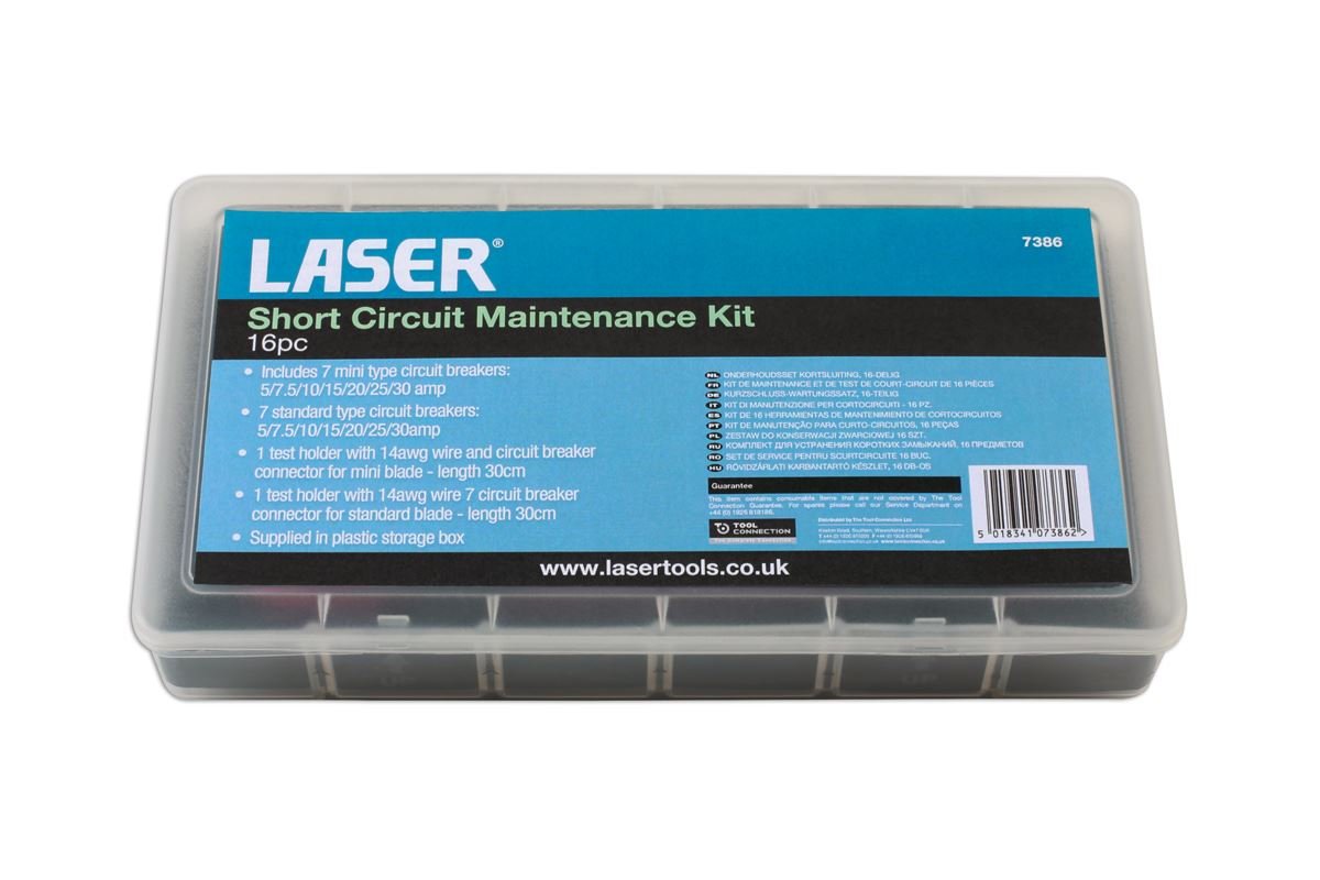 Laser 7386 Short Circuit Diagnostic Kit 16pc Laser Tools