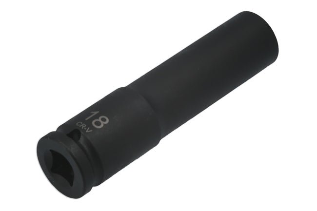Laser Tools 7766 Extra Deep Impact Socket 1/2"D 18mm Laser Tools