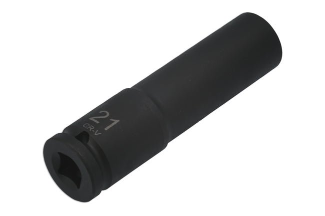 Laser Tools 7768 Extra Deep Impact Socket 1/2"D 21mm Laser Tools