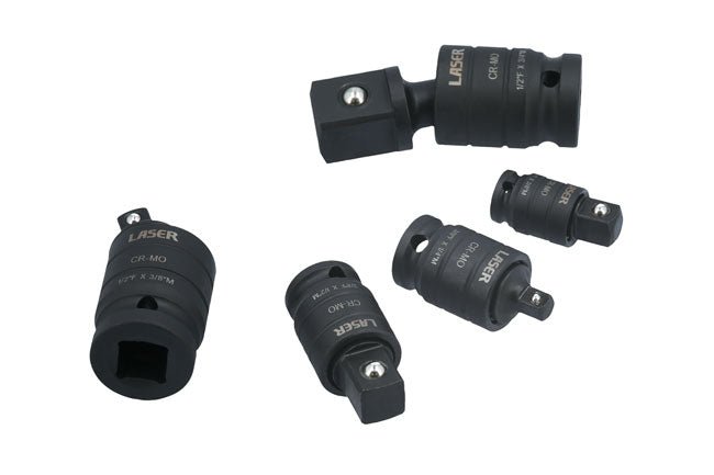 Laser Tools 7816 Impact Universal Joint Step Up/Down Adaptor Set 5pc Laser Tools