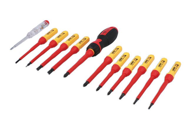 Laser Tools 7939 Insulated Screwdriver Set 13pc Laser Tools