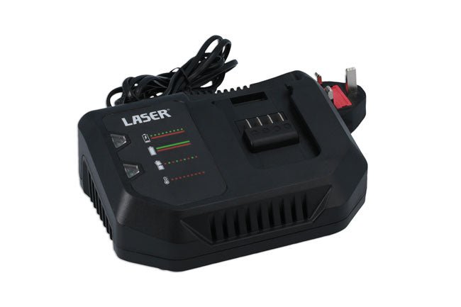Laser Tools 8008 Battery Charger 230V Mains 4 amp with UK Plug Laser Tools