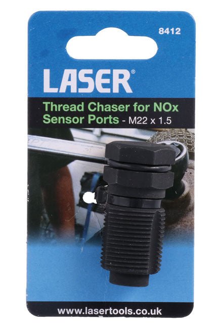 Laser Tools 8412 Thread Chaser For NOx Sensor Ports M22 x 1.5 Laser Tools