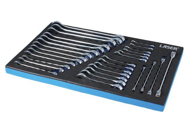 Laser Tools 8481 Metric/Stubby/Star Spanner Set 30pc Laser Tools