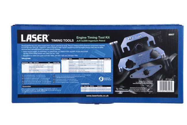 Laser Tools 8507 Engine Timing Kit - for JLR AJ200 Ingenium Petrol Laser Tools