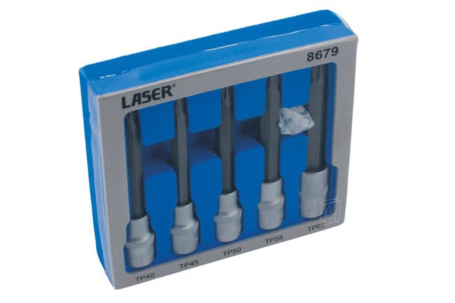Laser Tools 8679 Long Series Torx Plus® Socket Bit Set 1/2 "D 5pc Laser Tools