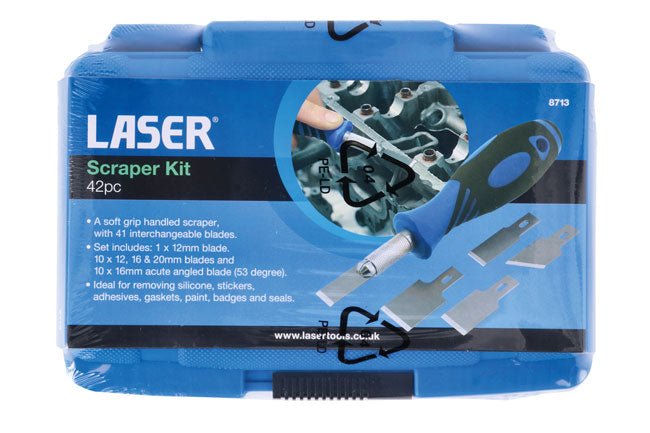 Laser Tools 8713 Scraper Kit 42pc Laser Tools