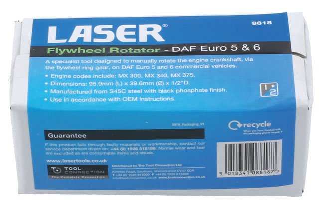 Laser Tools 8818 Flywheel Rotator - DAF Euro 5&6 Laser Tools