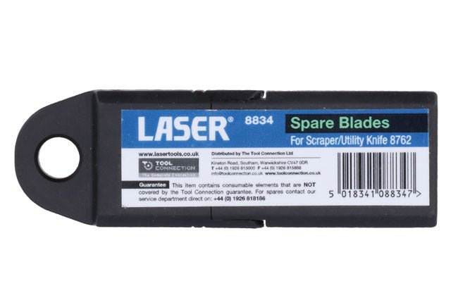 Laser Tools 8834 Spare Blades for Folding Scraper & Utility Knife Laser Tools