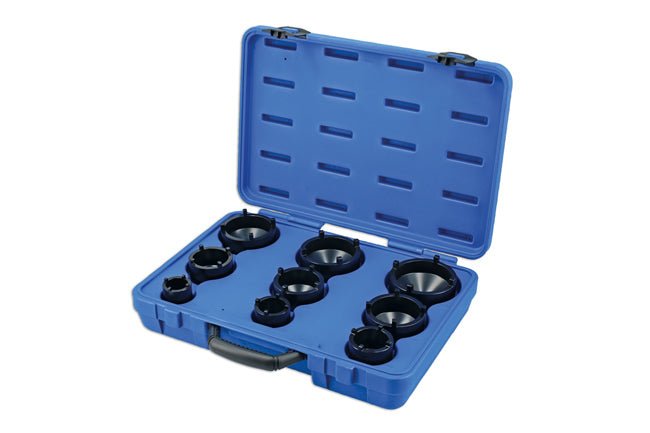 Laser Tools 8914 External KM Lock Nut Socket Set - 9pc Laser Tools