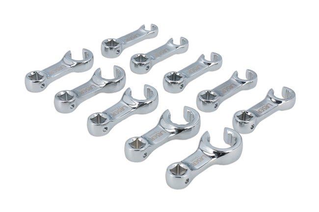 Laser Tools 8977 Flare Nut Torque Adaptor Set 3/8"D 10pc Laser Tools