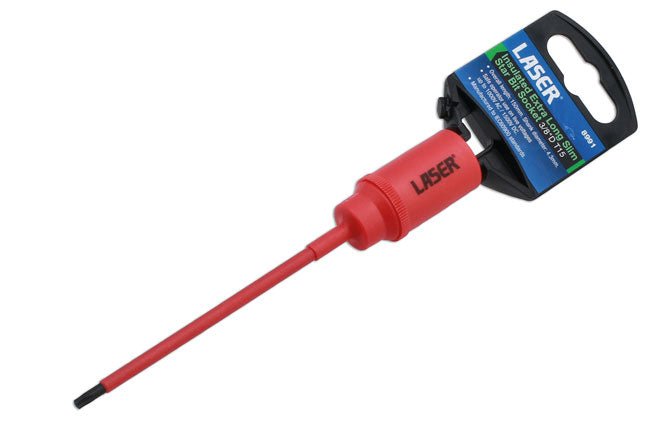 Laser Tools 8991 Insulated Extra Long Slim Series Star Bit Socket 3/8"D T15 Laser Tools