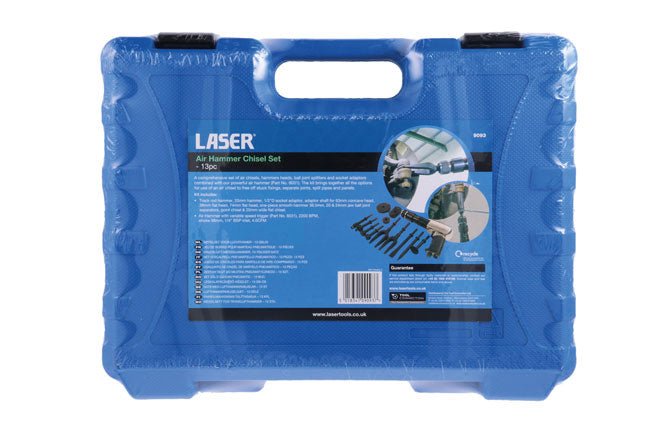 Laser Tools 9093 Air Hammer Chisel Set 13pc Laser Tools