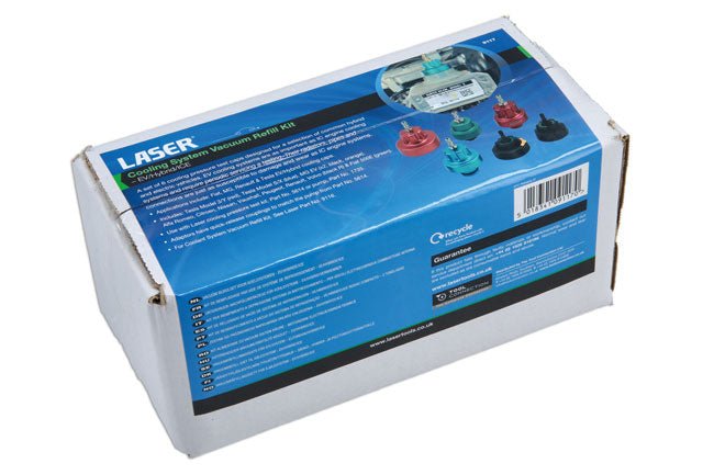 Laser Tools 9117 Cooling Pressure Test Cap Set 6pc - for EV/Hybrid/ICE Laser Tools