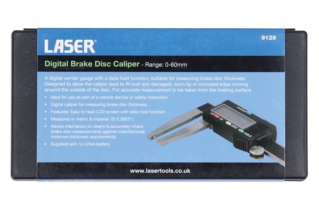 Laser Tools 9129 Digital Brake Disc Caliper Laser Tools