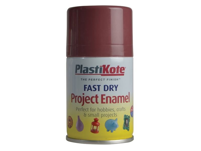 Plastikote Fast Dry Enamel Aerosol Aubergine 100ml Plastikote