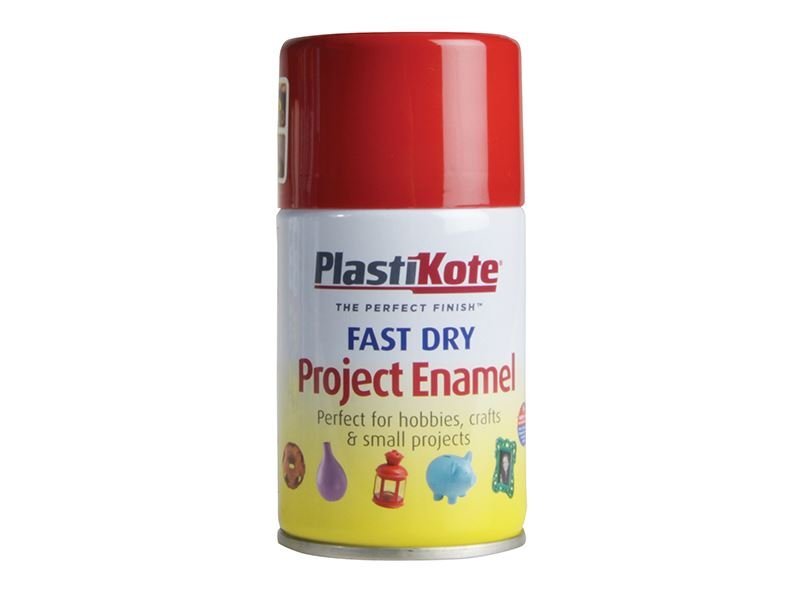 Plastikote Fast Dry Enamel Aerosol Insignia Red 100ml Plastikote