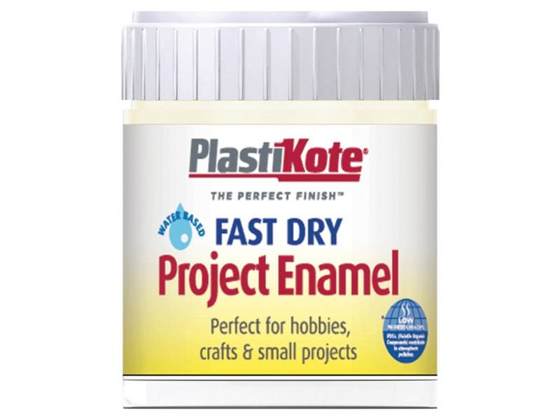 Plastikote Fast Dry Enamel Paint B47 Bottle Crème De La Crème 59ml Plastikote
