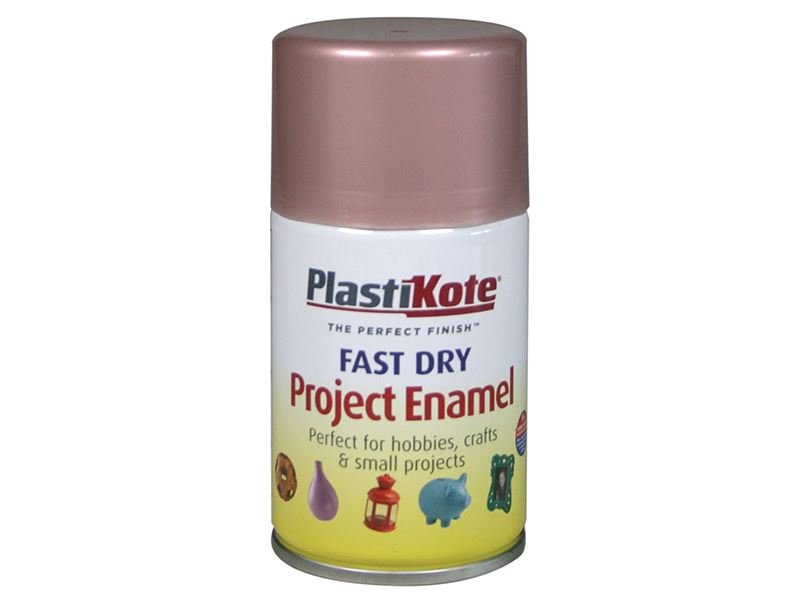 Plastikote Fast Dry Enamel Aerosol Rose Gold 100ml Plastikote