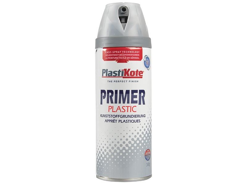 Plastikote Twist & Spray Plastic Primer 400ml Plastikote