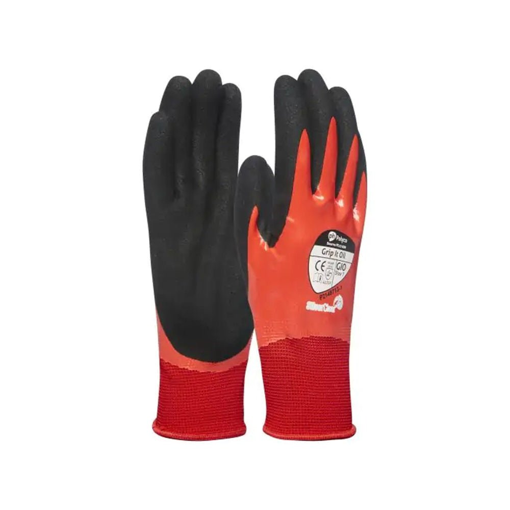 Polyco Grip It Oil Dual Nitrile Gloves Polyco Healthline
