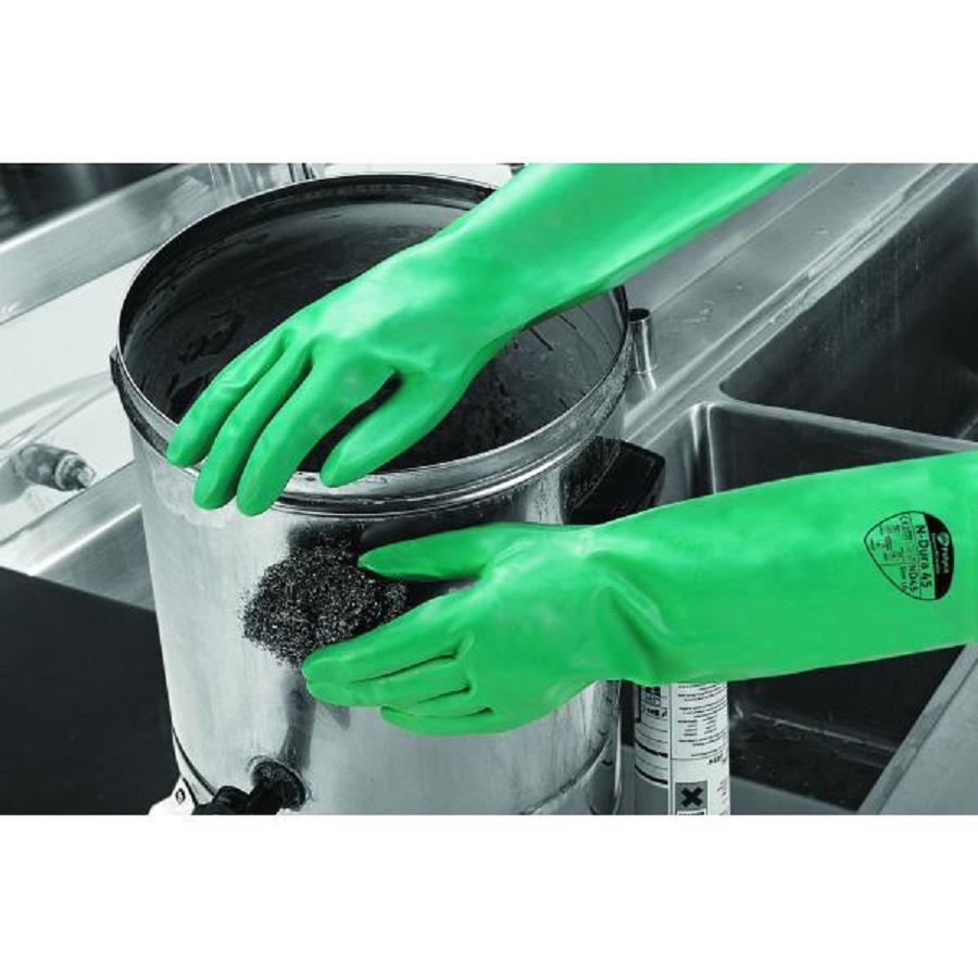 Polyco N Dura 45 Extra Long Nitrile Chemical Resistant Gloves Polyco Healthline