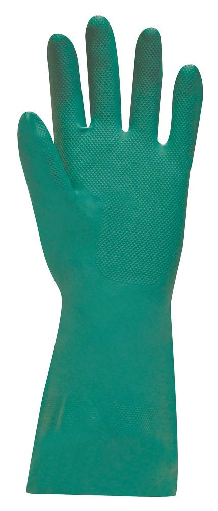Polyco Nitri Tech III Green Flock Lined Nitrile Gloves Polyco Healthline