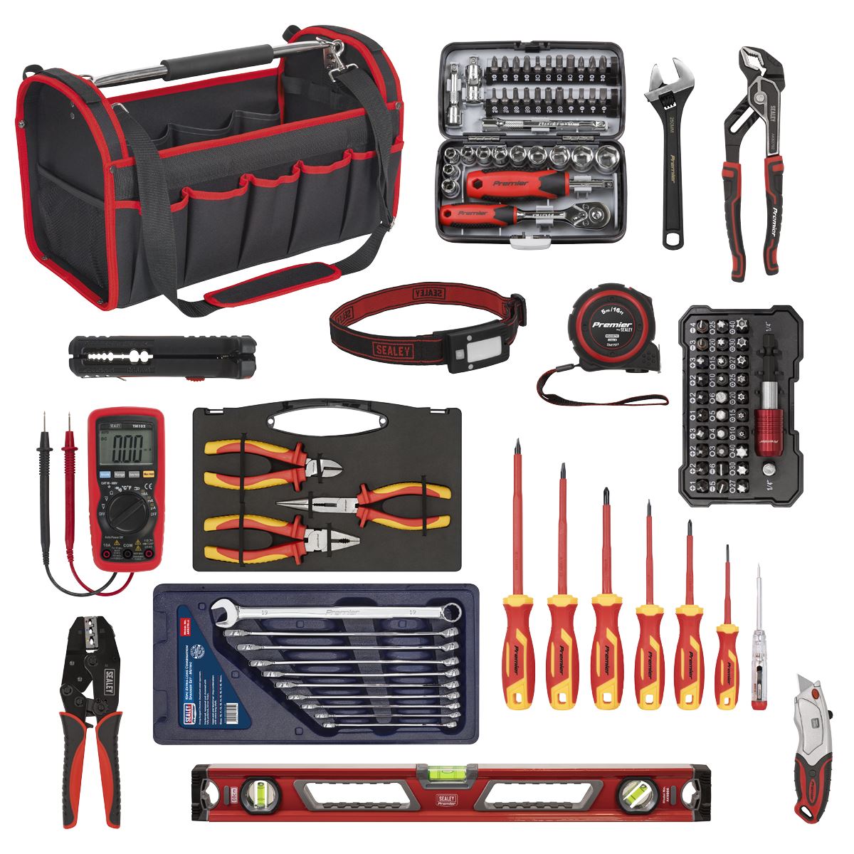 Sealey AP505KIT Premier Electricians Tool Kit 108pc Sealey