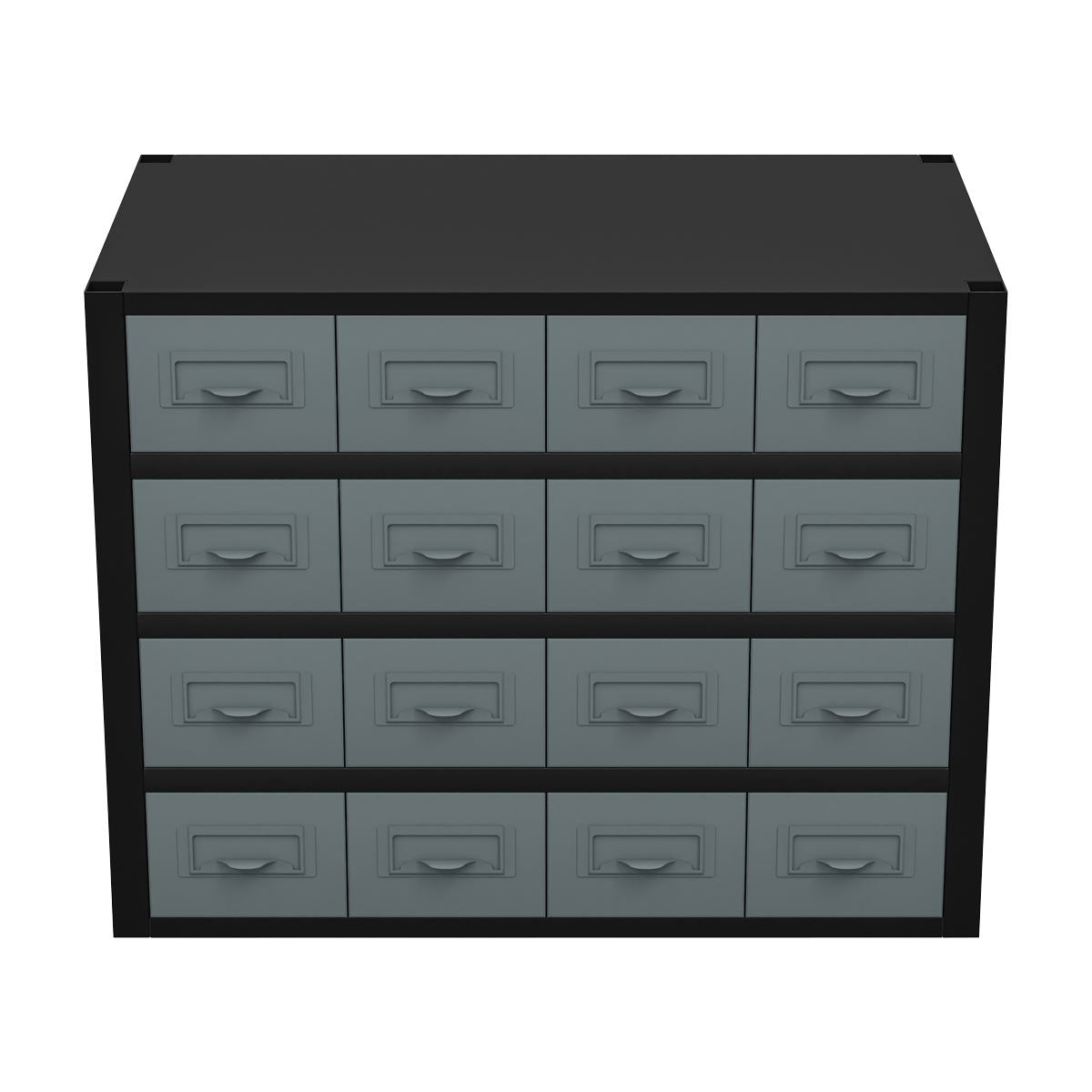 Sealey APMRM5 Modular Racking Mid Unit 16 Small Drawers 580mm Sealey