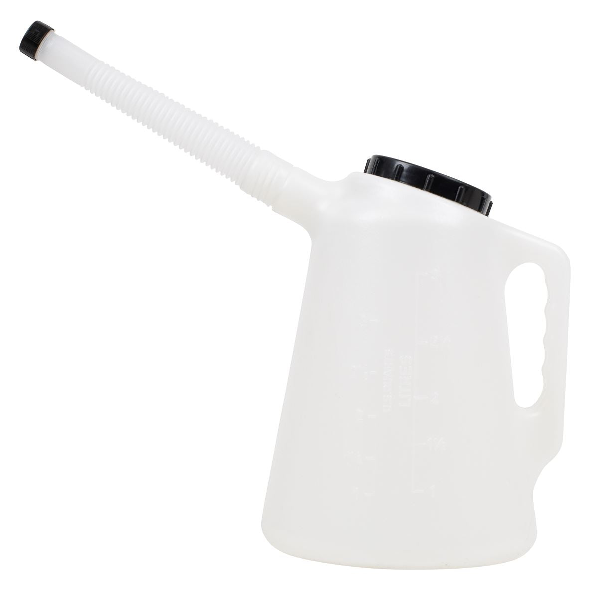 Sealey JDL3 Oil Container with Flexible Spout 3L - Black Lid Sealey