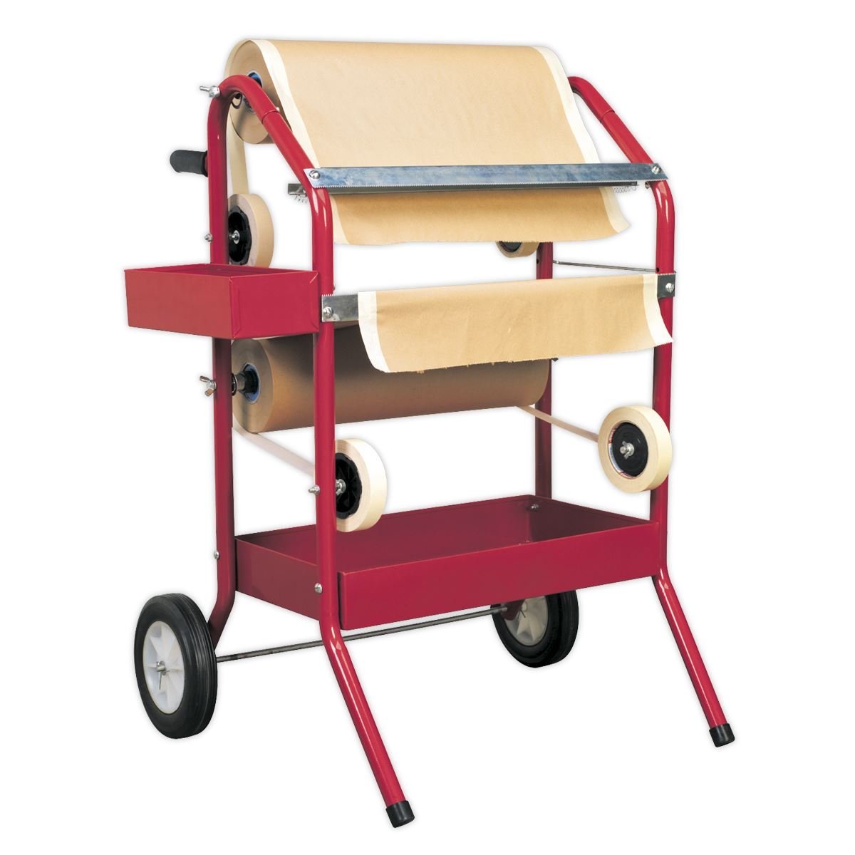 Sealey MK66 Masking Paper Dispenser 2 x 450mm Trolley Sealey
