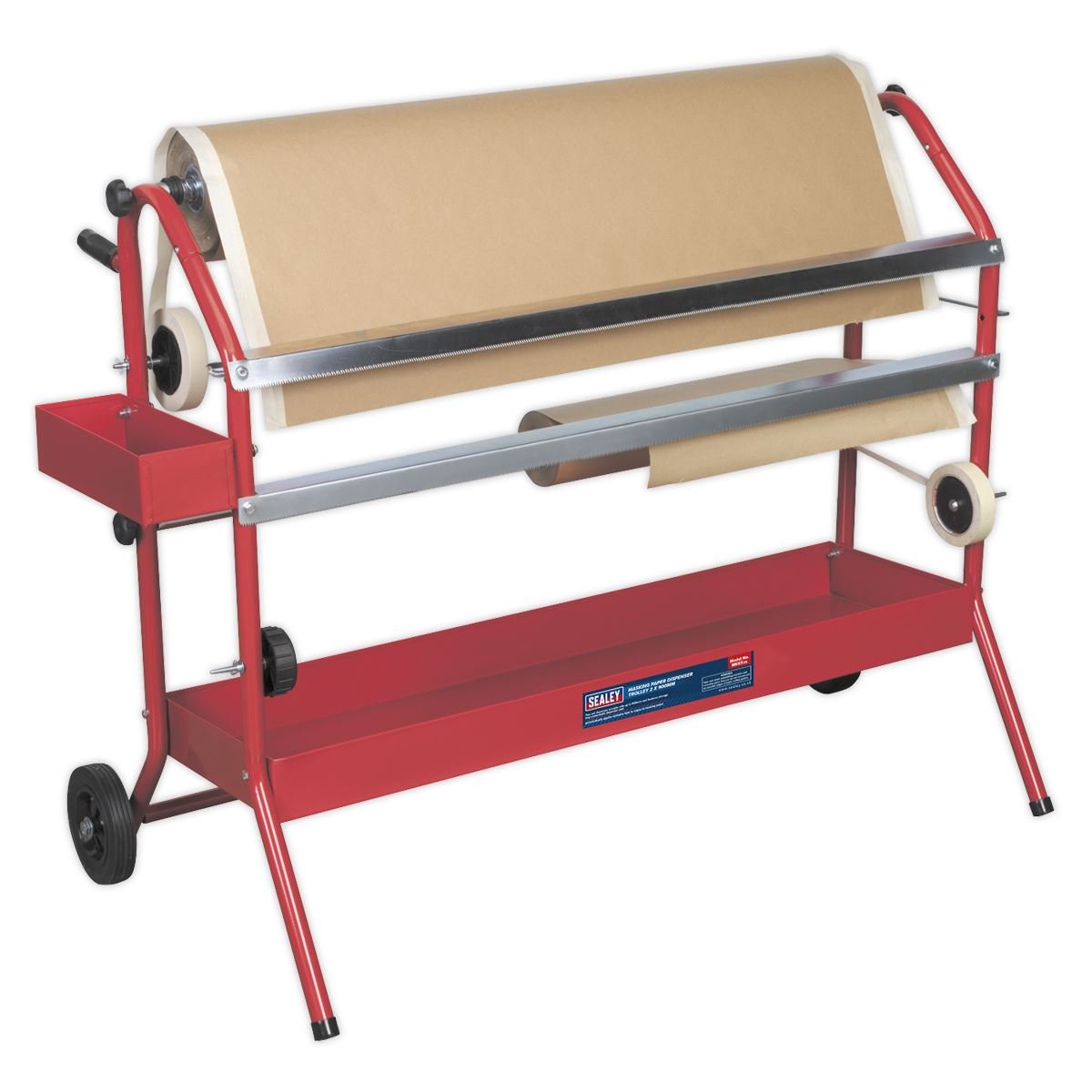 Sealey MK67 Masking Paper Dispenser 2 x 900mm Trolley Sealey